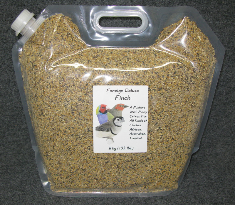 Penn Seed Foreign Deluxe Finch, 6 kg (13.2 lbs) Pour Spout Bag